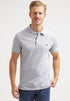 LCST Slim Fit Pique Grey Polo