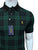 RL Custom Slim Fit Plaid Mesh Green Polo