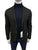 ZR Slim Fit Knitted Stretch Black Blazer