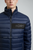 MK Kors Logo Puffer Navy Blue Jacket