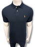 RL Custom Slim Fit Multi Colored Pony Navy Blue Polo
