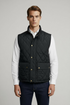 RL Sleeveless Diamond Quilted Black Jacket