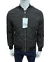 ZR Diamond Quilted Black Bomber Jacket (306)