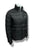 MK Logo Zipper Black Puffer Jacket