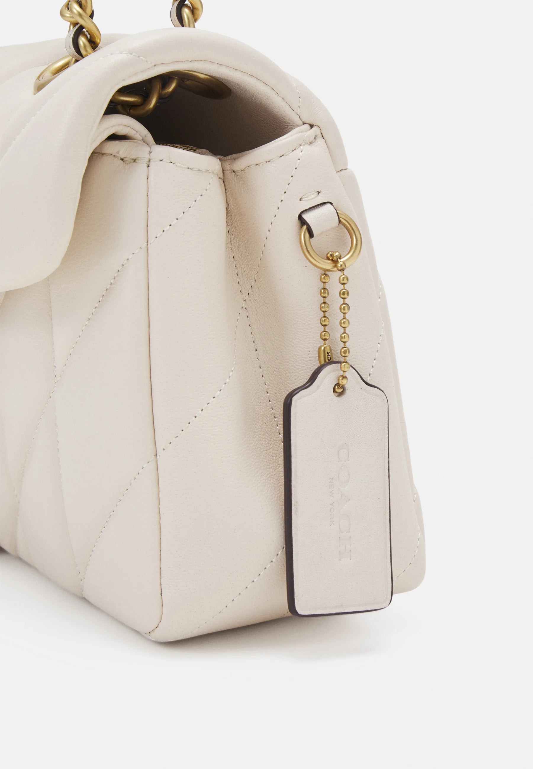 Quilted Coach Convertible Tote Coach Quilted Tabby Shoulder Chalk 