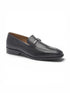 HB Colby Buckle Leather Black Formal Loafers