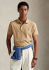 RL Custom Slim Fit Soft Cotton Heather Camel Polo