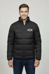 AX Logo Long Sleeve Black Puffer