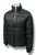 MK Logo Zipper Black Puffer Jacket