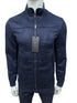 MD Suede Navy Blue Slim Fit Jacket