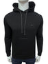 EA Small Logo Patch Black  Hooded Sweatshirt