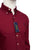 RL Classic Fit Garment Dyed Oxford Maroon Shirt