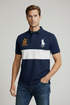 RL Classic Fit Big Pony 20th Anniversary Banner Navy Polo