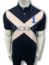 Hackett Cross Sash Front Embroidered Navy Polo