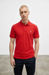 RL Slim Fit Mesh Red Polo