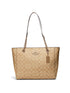Coach Cammie Chain Tote Siganture Canvas Bag