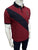 HKT Number Sash Maroon Polo