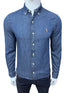 RL Slim Fit Dark Blue Denim Shirt