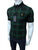 RL Custom Slim Fit Plaid Mesh Green Polo