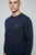 EA Gold Logo Navy Blue Slim Fit Sweatshirt