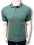 LCST Regular Fit Tipped Collar Green Polo