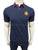Hackett Crest Logo Solid Navy Blue Polo