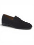 HB Colby Suede Penny Black Loafers