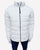 CK White Horizontal Puffer Jacket