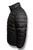 MK Logo Zipper Black Puffer Jacket