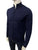 Lacoste High Neck Zipped Wool Navy Blue Cardigan