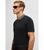 Boss Philix Zip Interlock Cotton Regular Fit Black Polo