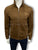 Massimo Dutti Suede Funnel Neck Camel Jacket