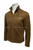 Massimo Dutti Suede Funnel Neck Camel Jacket