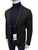 ZR Slim Fit Knitted Stretch Black Blazer