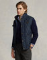 RL Beaton Quilted Navy Blue Vest