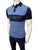 Hackett Slim Fit Sleeve Crest Logo Mid Blue Polo