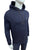 EA Small Logo Patch Navy Blue Hooded Sweatshirt
