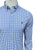 RL Slim Fit Performance Blue Gingham Check Shirt