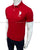 UPA Regular Fit Big Logo Red Polo