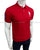 UPA Regular Fit Big Logo Red Polo