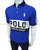 RL Classic Fit Front Print Blue Polo