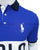 RL Classic Fit Front Print Blue Polo