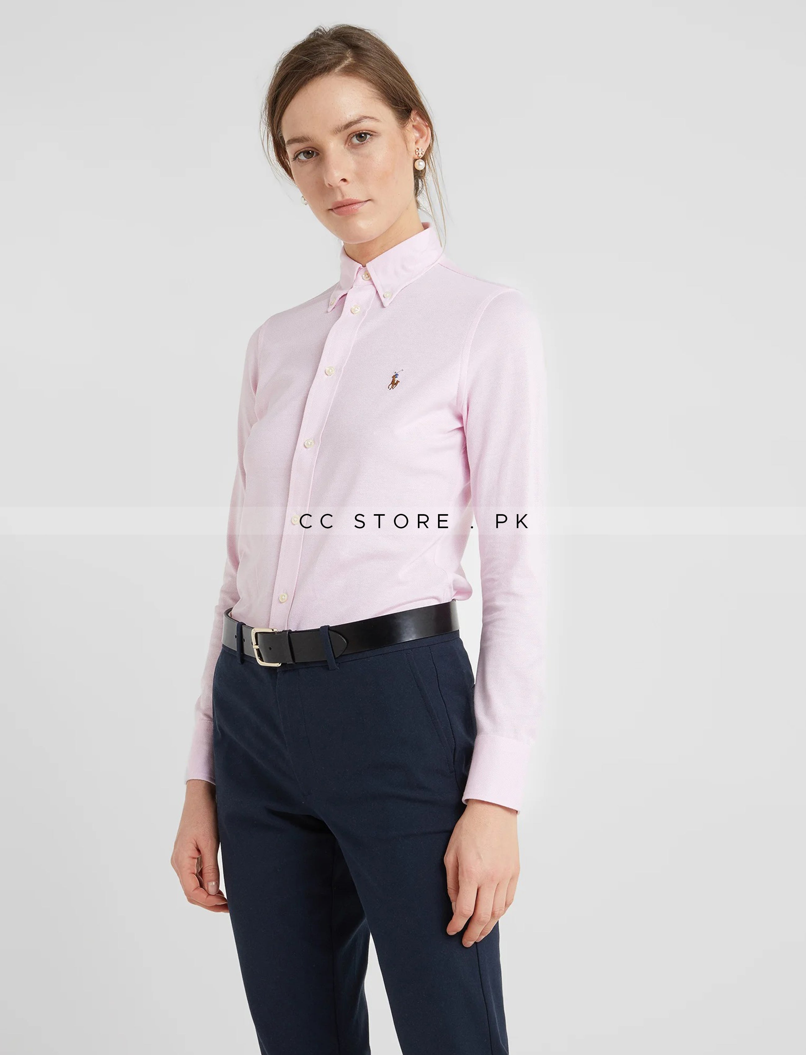 RL Women Knit Oxford Pink Shirt – Clothing Call - Your Multi Brand