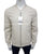 ZR Faux Leather Off-White Bomber Jacket (406)