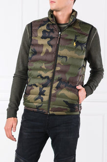 Ralph lauren camo body warmer hotsell