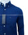TH Slim Fit Button Down Navy Blue Cuff Band Shirt