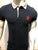 MD Logo Navy Blue Polo With Contrast Collar