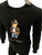 RL Black Polo Bear Fleece Sweatshirt