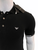 EA  Slim Fit Tipped Collar Black Polo