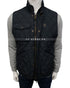 RL Diamond Quilted Sleeveless Black Jacket